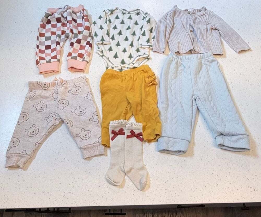 Baby Girl 3-6 Month Clothing Bundle 7-Piece Set